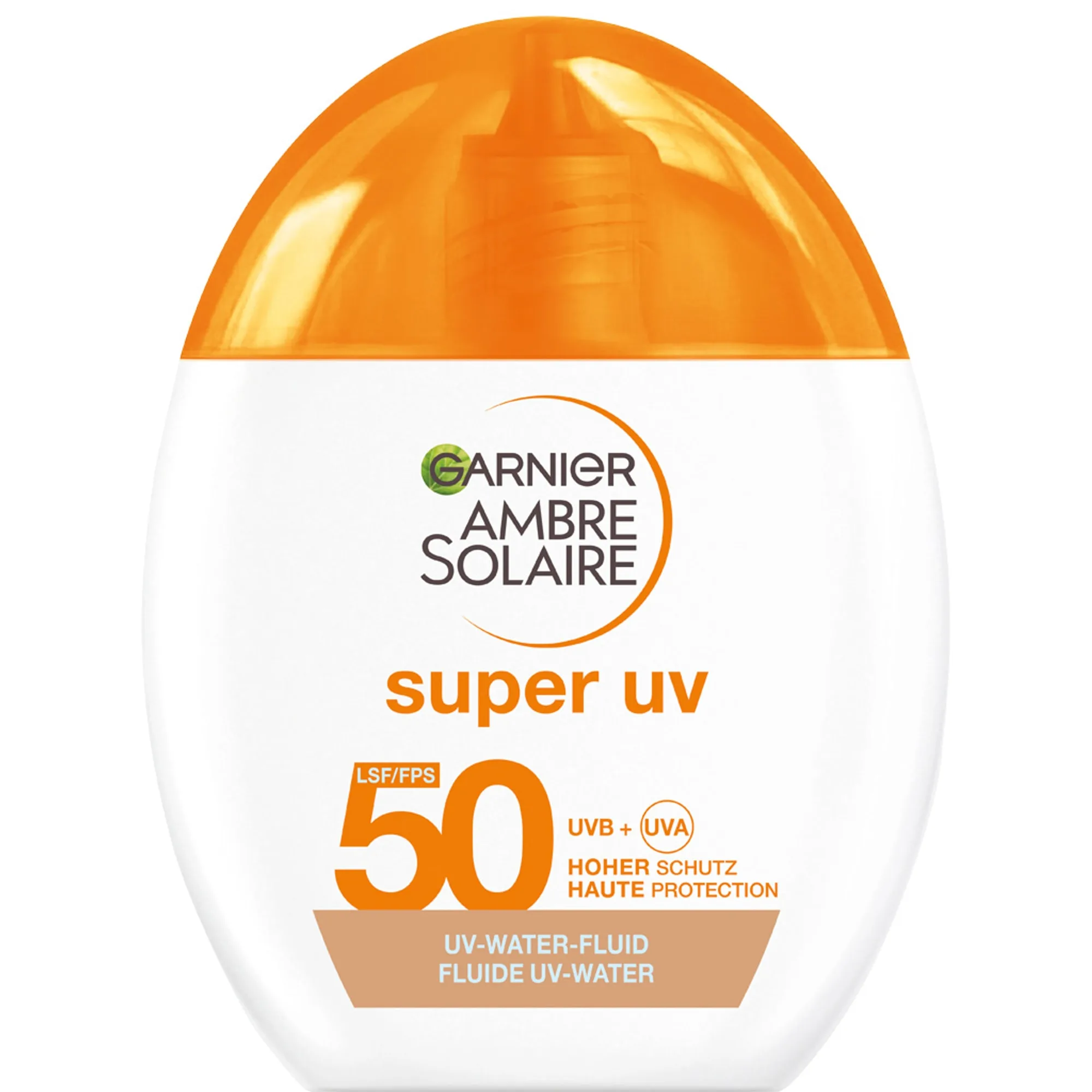 GARNIER Ambre Solaire Super UV UV-Water-Fluid Glow LSF 50 Solgel