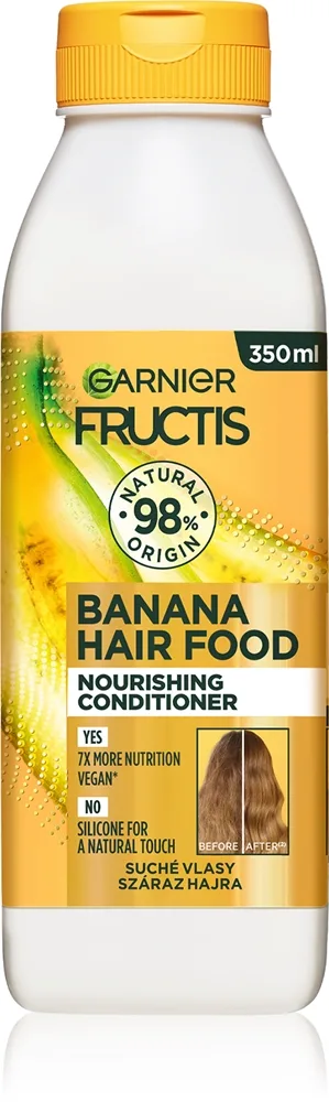 Garnier Fructis Banana Hair Food Närande balsam För torrt hår 350 ml