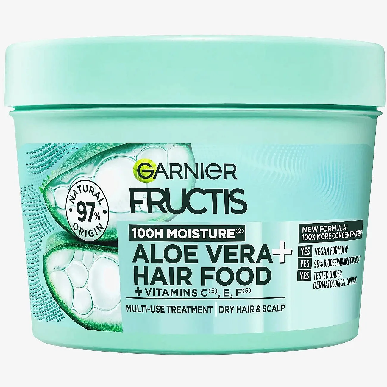 Garnier Garnier Fructis Hair Food Aloe Vera Hair Mask For Dry Hair 400 Ml - Nude - 400 ml
