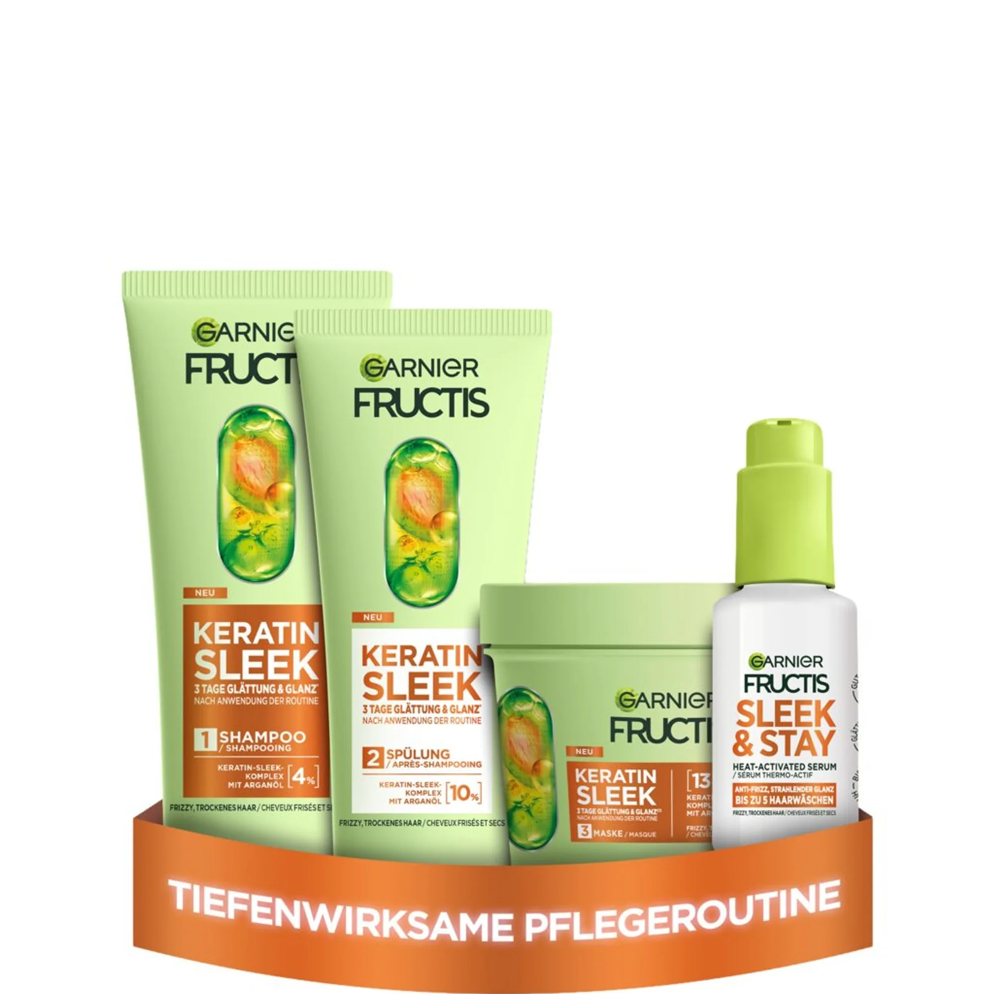 GARNIER Fructis Keratin Sleek Set Hårvårdsset