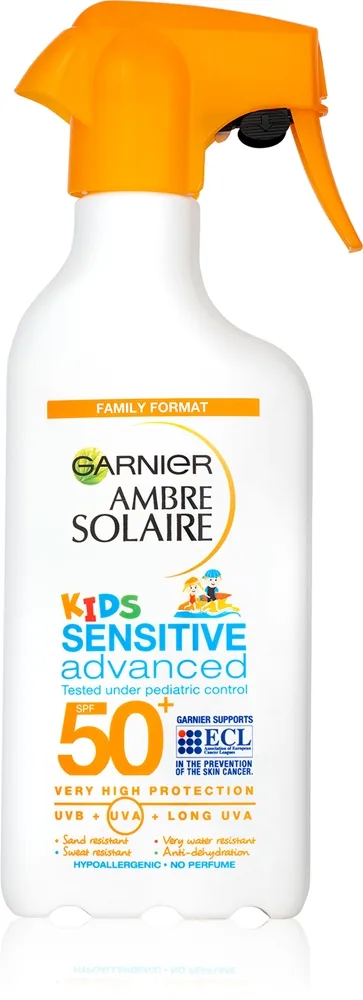 Garnier Ambre Solaire Sensitive Kids Happy Trigger Spray SPF50+ 270 ml