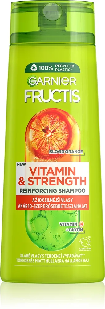 Garnier Fructis Vitamin & Strength Stärkande schampo för skadat hår 400 ml