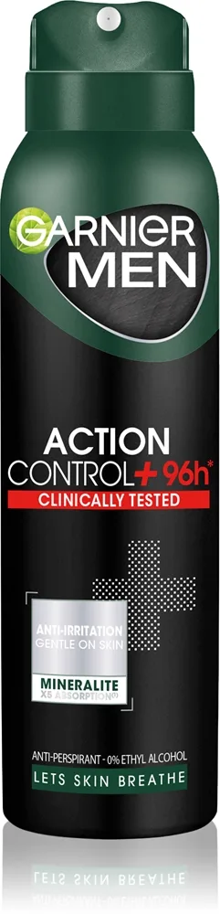 Garnier Men Mineral Action Control + Antiperspirant Spray 150 ml