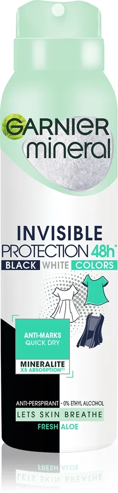 Garnier Mineral Invisible Antiperspirant Spray 150 ml