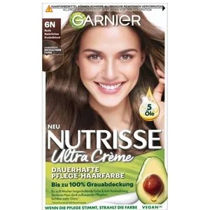 GARNIER Nutrisse Ultra Crème 6N Nude Natürliches Dunkelblond Hiusväri