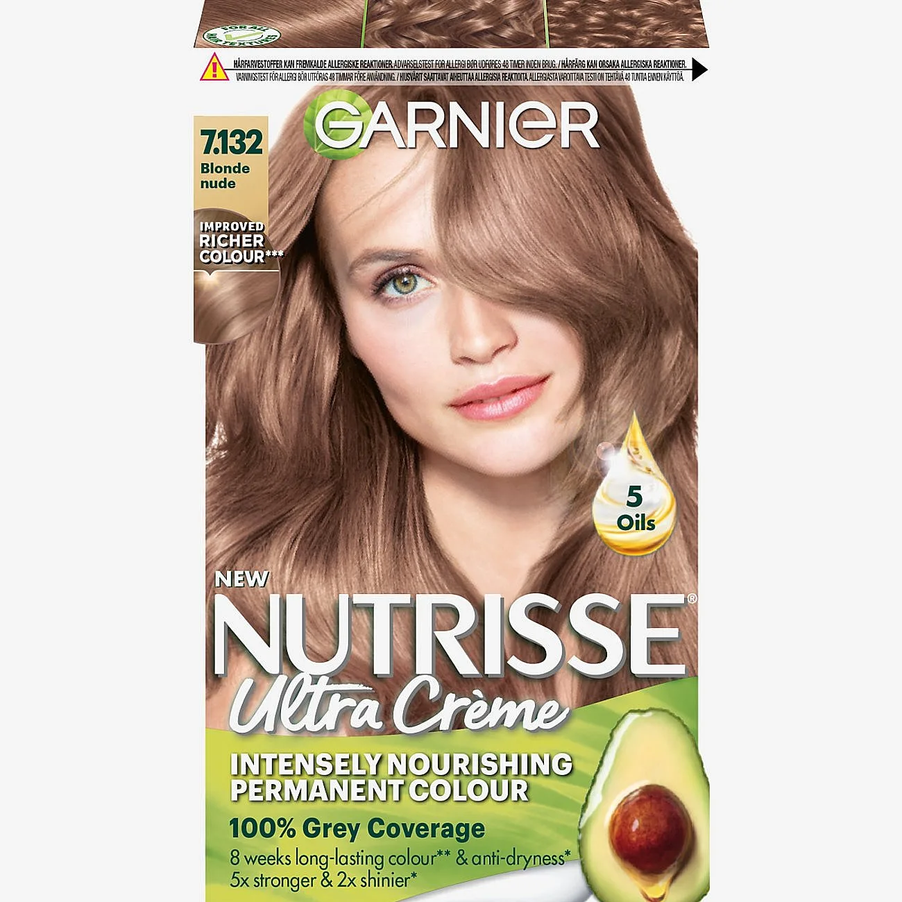 Garnier Garnier Nutrisse Ultra Crème 7.132 Nude Dark Blonde - Nude - 1 stk