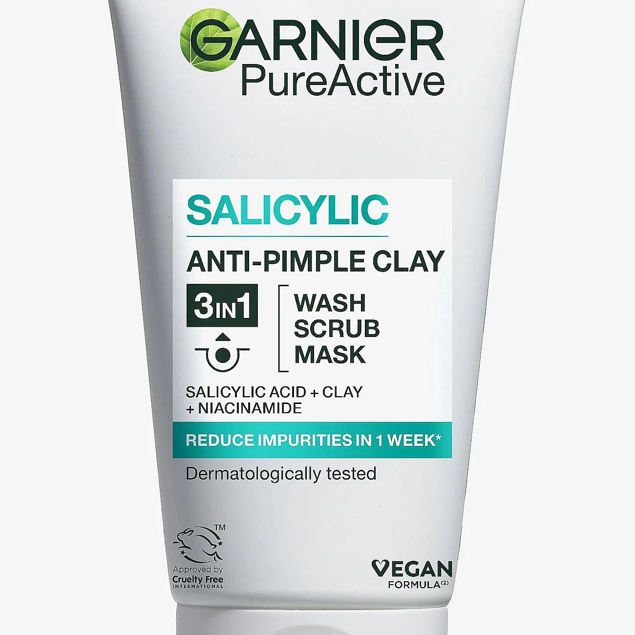 Garnier PureActive Salicylic 3-In-1 Anti-Pimple Clay Wash Scrub M