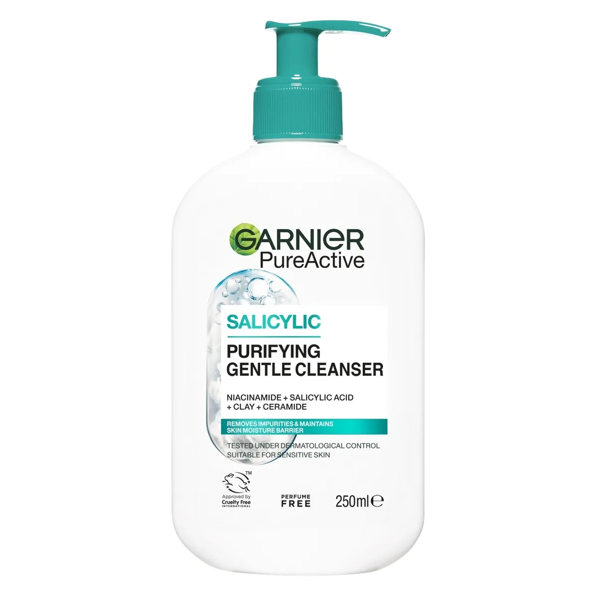 Garnier PureActive Salicylic Purifying Gentle Cleanser 250ml
