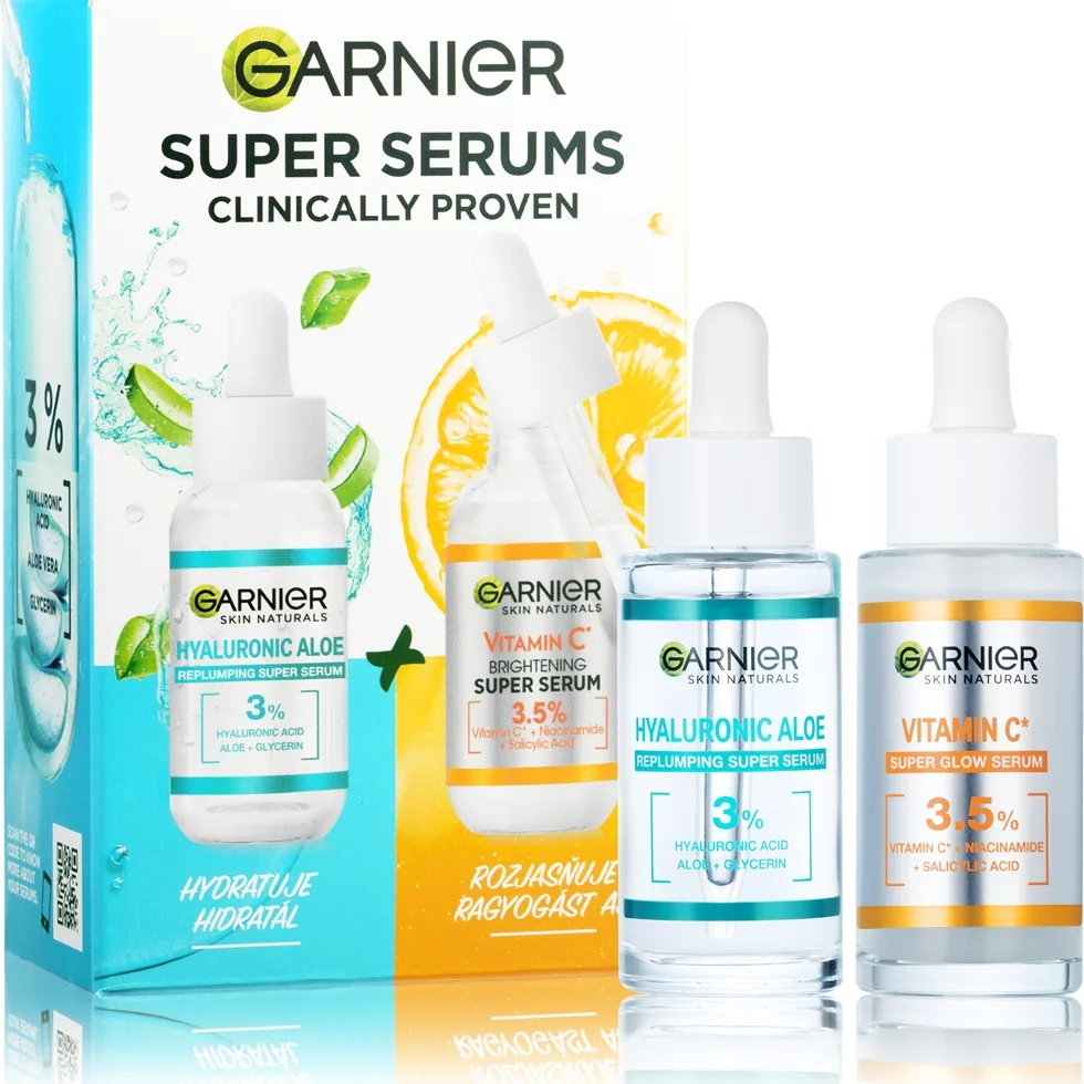 Garnier Skin Naturals Ansiktsserum presentset