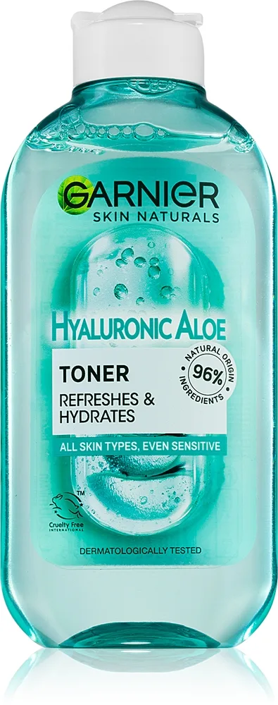 Garnier Skin Naturals Hyaluronic Aloe Fuktgivande ansiktstoner 200 ml