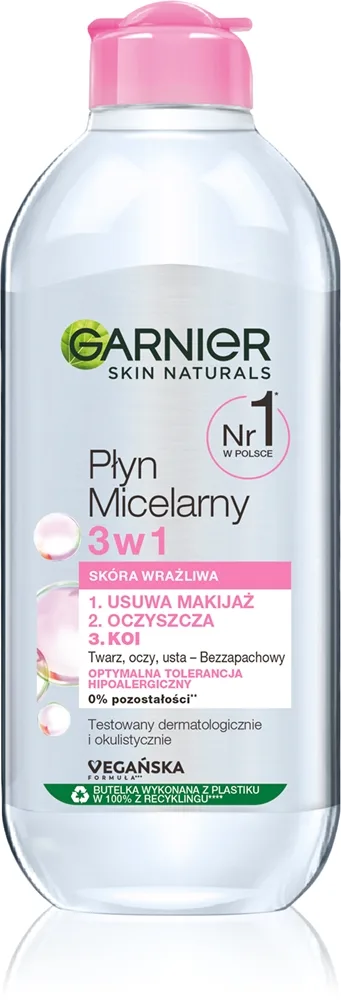 Garnier Skin Naturals Micellärt vatten för känslig hud 400 ml