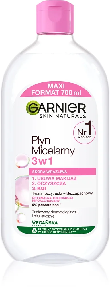 Garnier Skin Naturals Micellärt vatten för känslig hud 700 ml