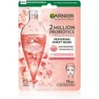 Garnier Textil Masks 2 Million Probiotics Regenererande mask för ansikte 22 g