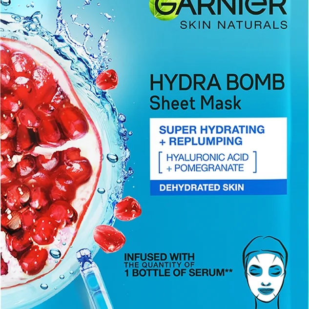 Garnier Textil Masks Fuktgivande arkmask för ansiktet med hyaluronsyra 1 st.