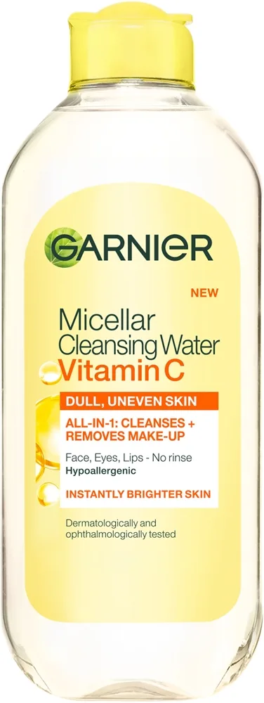 Garnier Vitamin C Rensende og makeup fjernende micellært vand 400 ml