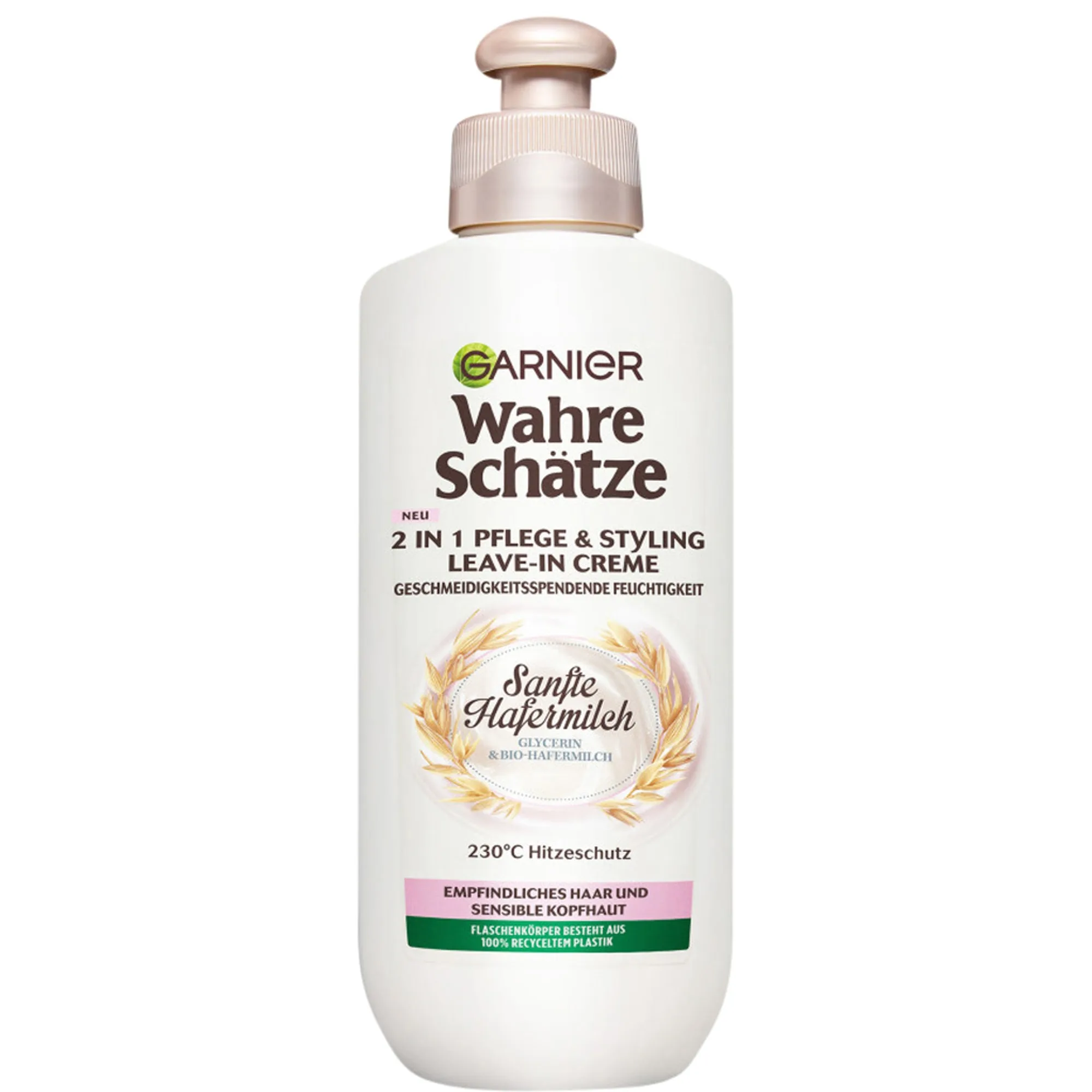 GARNIER Wahre Schätze 2-in-1 Care & Styling Gentle Oat Milk Leave-in balsam