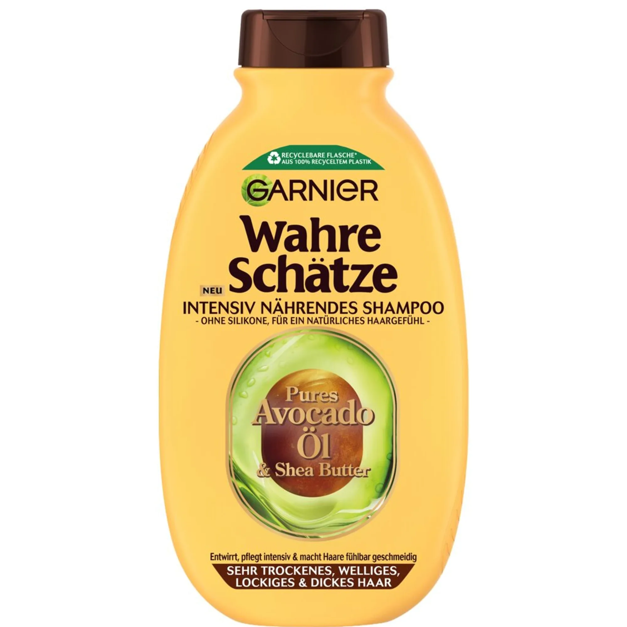 GARNIER Wahre Schätze Intensiv Nährendes Shampoo Avocado-Öl & Sheabutter Shampoo