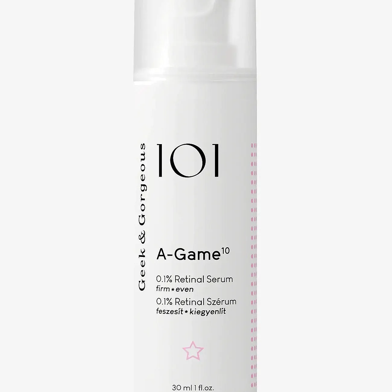 Geek & Gorgeous A-Game 10 0.1% Retinal Serum 30 ml