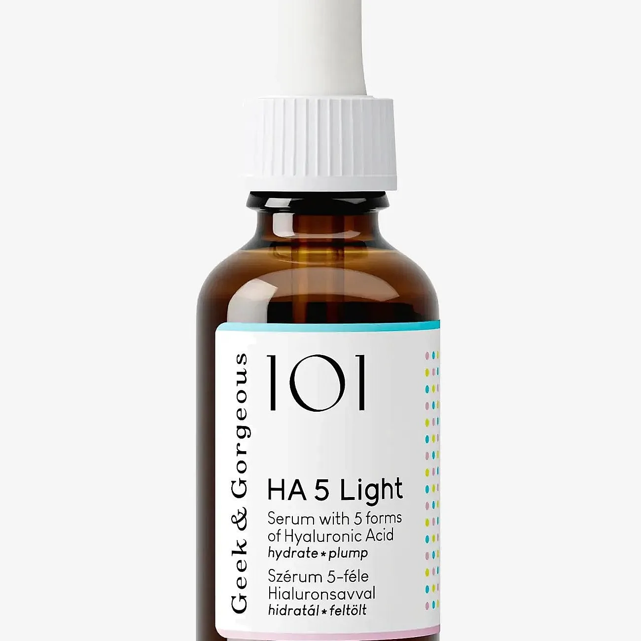 Geek & Gorgeous Ha 5 Light Hyaluronic Acid Serum - Nude - 30 ML