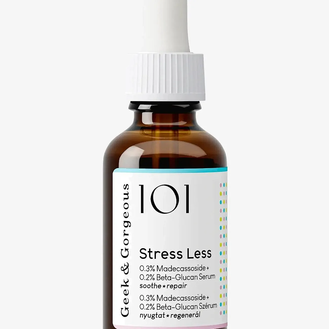Geek & Gorgeous Stress Less 0.5% Beta-Glucan + Madecassoside Serum - Nude - 30 ML
