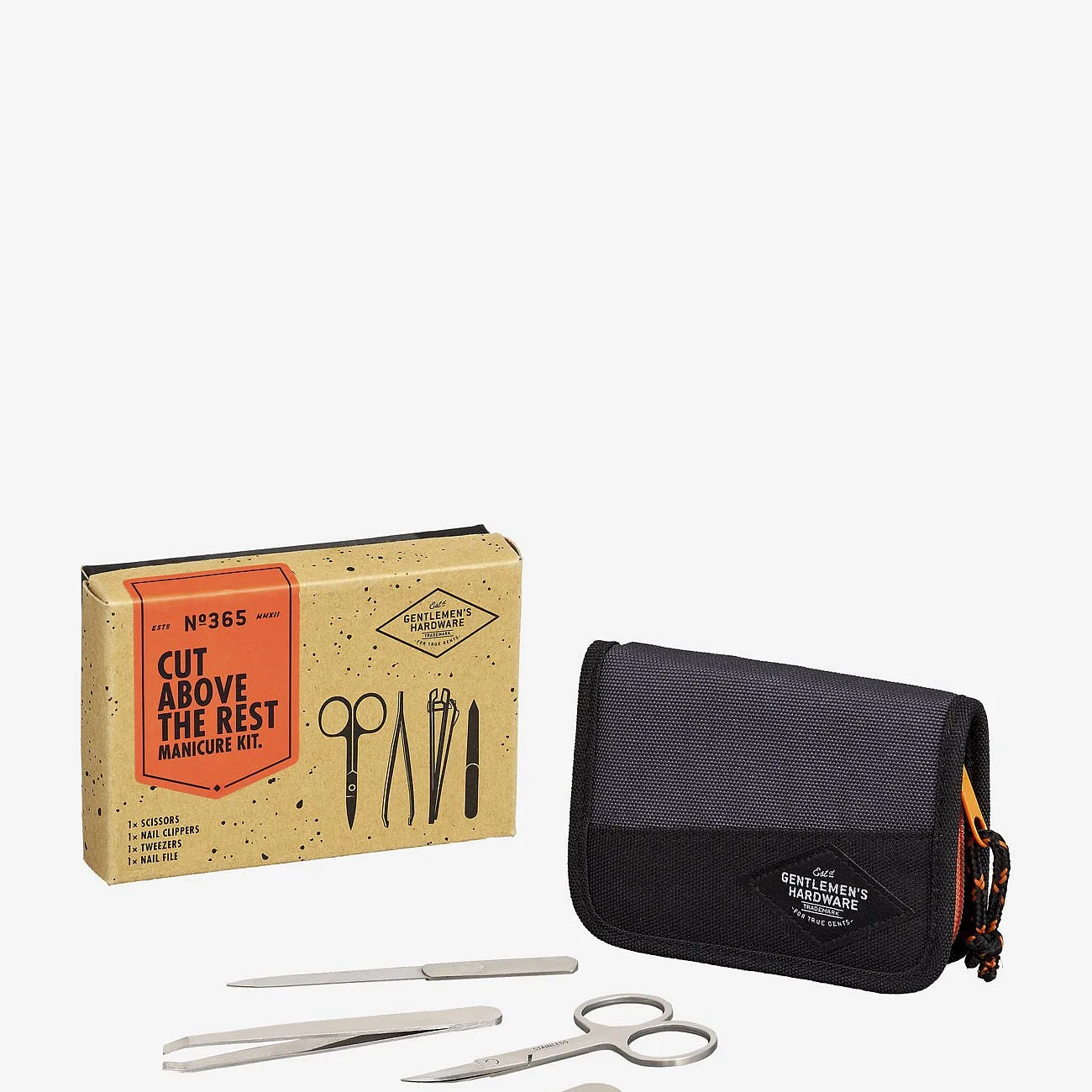 Gentlemen's Hardware Manicure Kit - Grey - ONE SIZE
