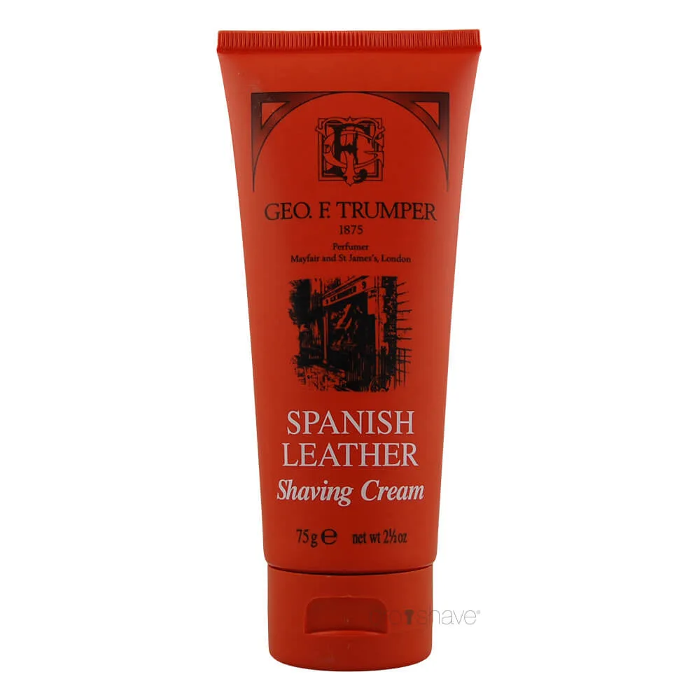 Geo F. Trumper Barbercreme på tube, Spanish Leather, 75 gr.