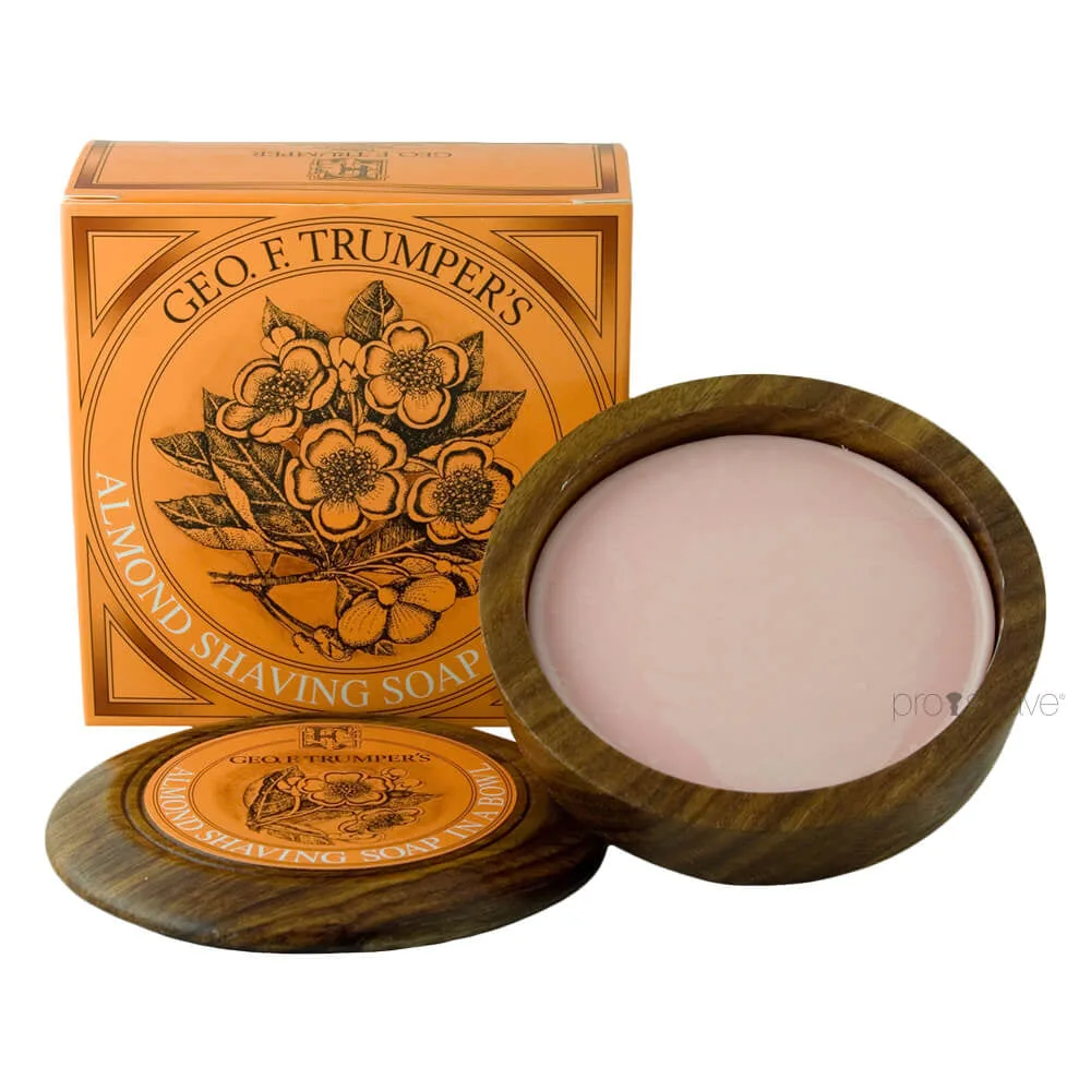 Geo F. Trumper Barbersæbe i skål, Mandel, 80 gr.