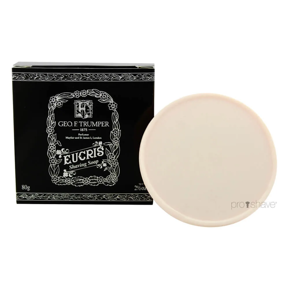 Geo F. Trumper Barbersæbe, Refill, Eucris, 80 gr.