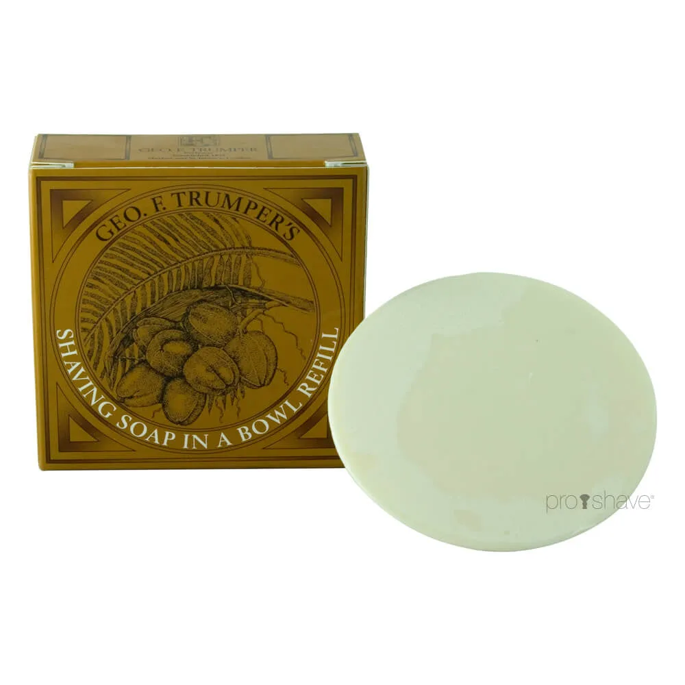 Geo F. Trumper Barbersæbe, Refill, Kokos, 80 gr.