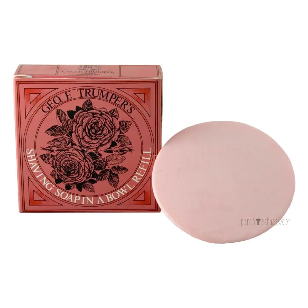Geo F. Trumper Barbersæbe, Refill, Rose, 80 gr.