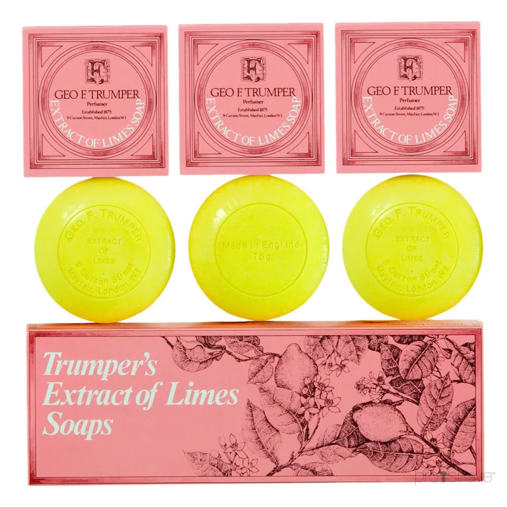 Geo F. Trumper Håndsæbe, Limes, 3 x 75 gr.