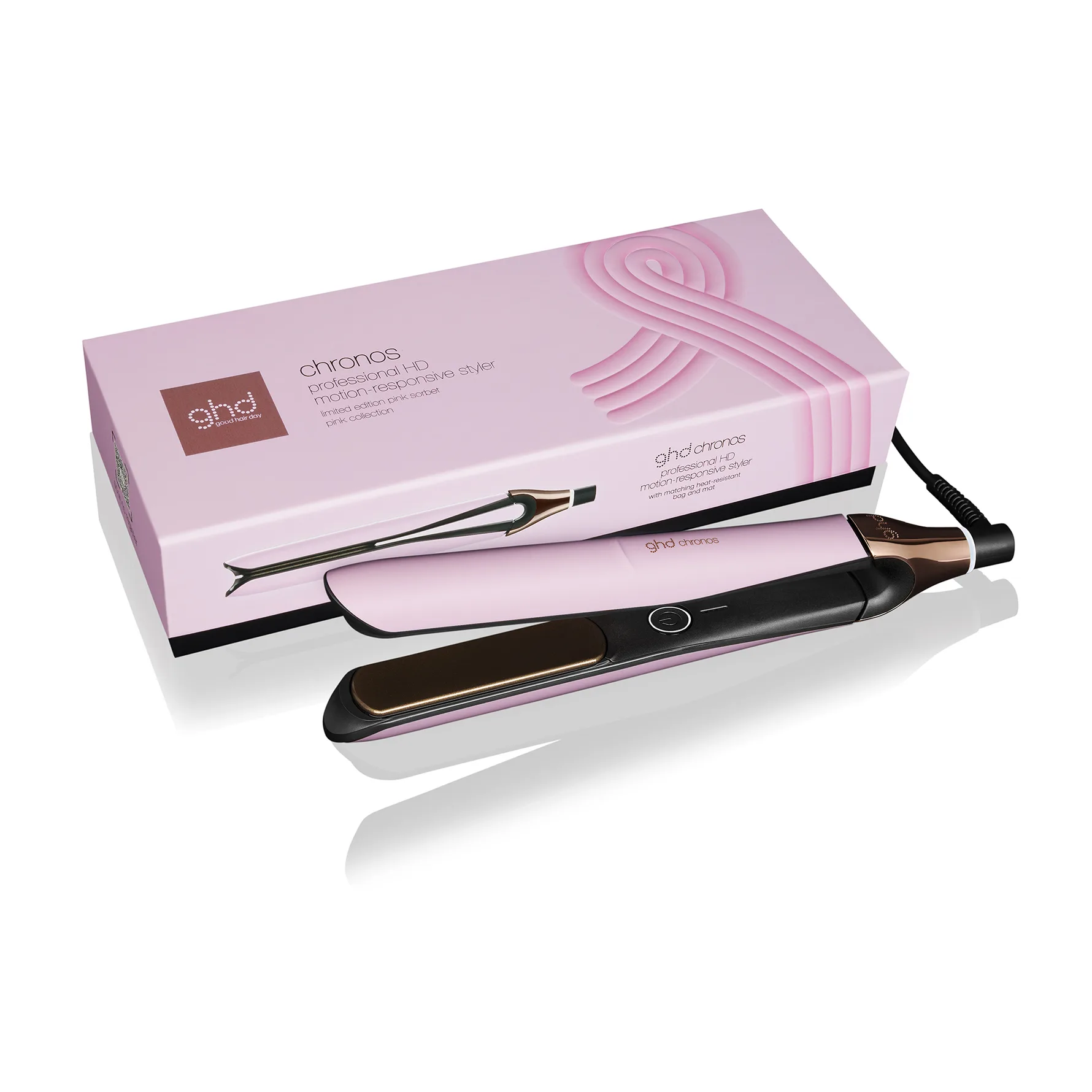 Chronos Hair Straightener in Pink Sorbet - Limited Edition 15ml