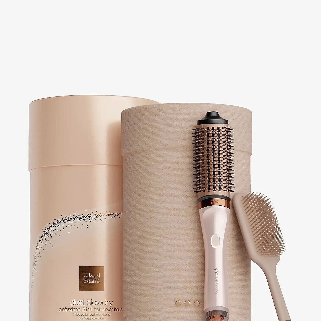 ghd Duet Blowdry 2-in-1 Hair Dryer Brush Gift Box - Cashmere Beige (Limited Edition)