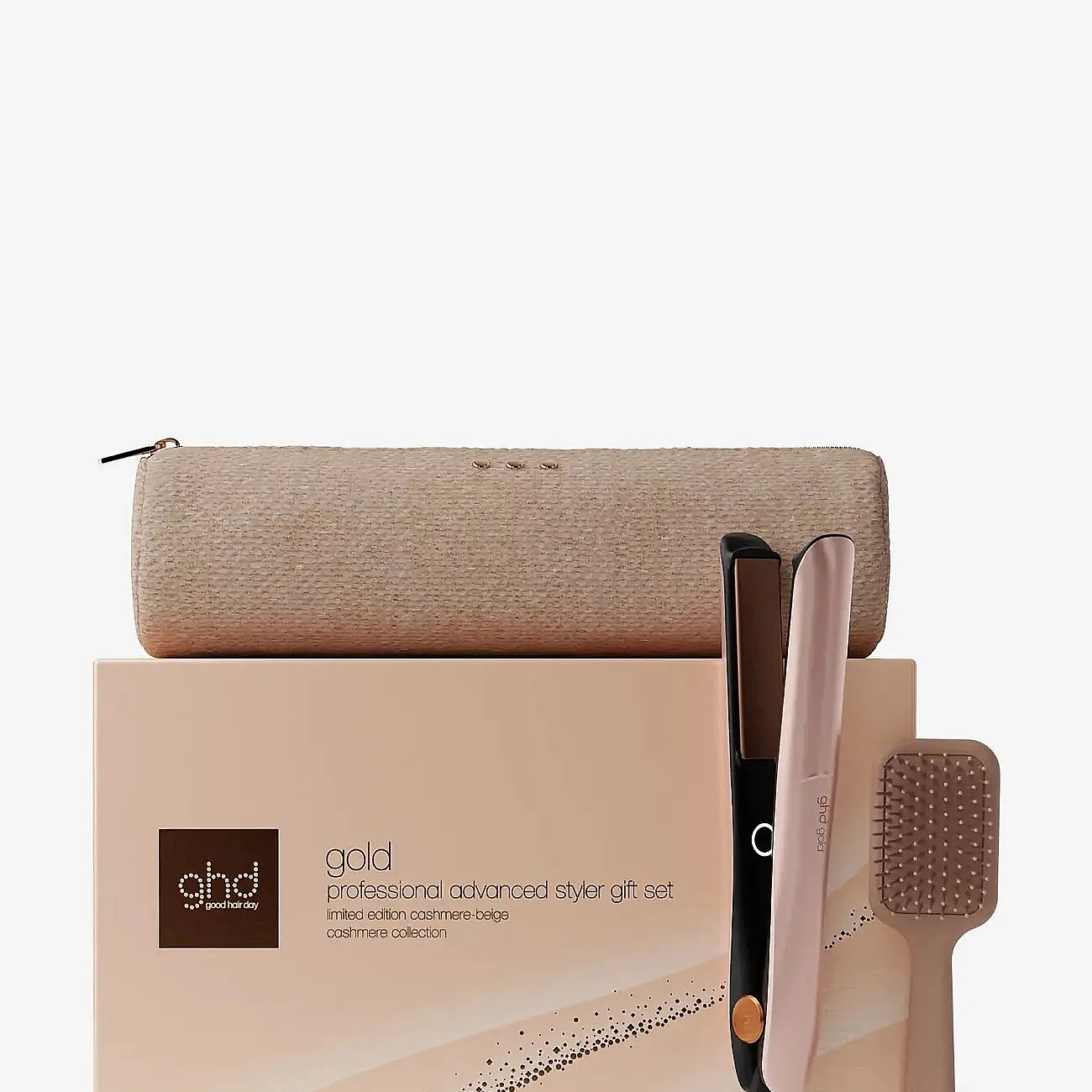 ghd Gold Hair Straightener Gift Box - Cashmere Beige (Limited Edition)
