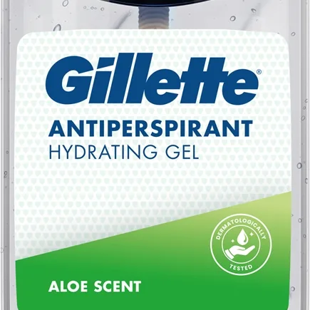 Gillette Antiperspirant Hydrating Gel Aloe Scent Antiperspirant Gel med återfuktande effekt för män 70 ml