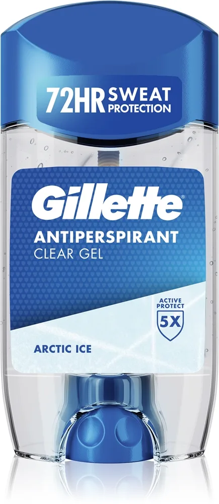 Gillette Arctic Ice Antiperspirant Gel til mænd 70 ml