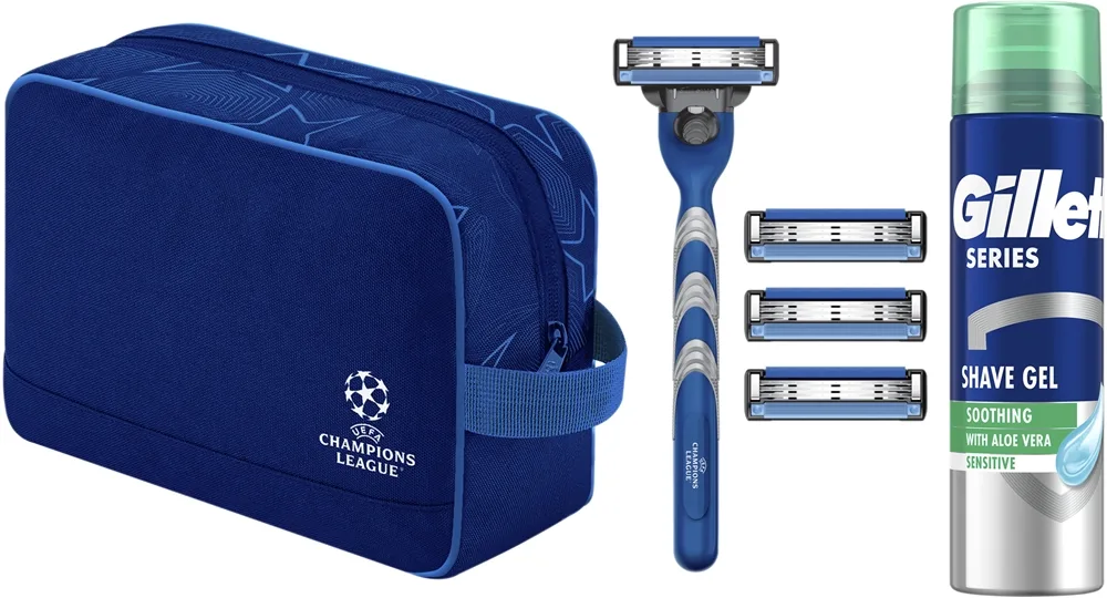 Gillette Champions League Special Edition Gavesæt til mænd