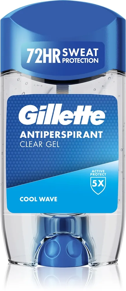 Gillette Cool Wave geelimäinen antiperspirantti miehille 70 ml