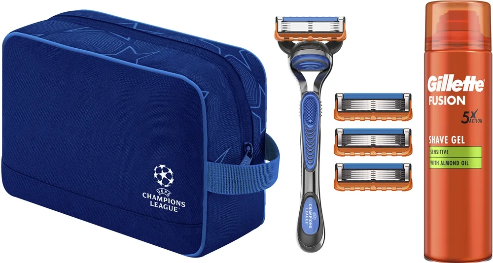 Gillette - Fusion 5 Champions League Gavesæt