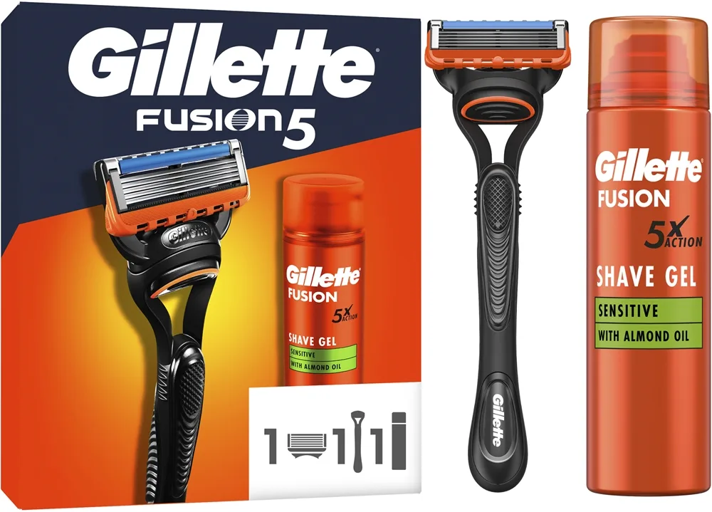 Gillette Fusion5 Gift Set lahjasetti miehille
