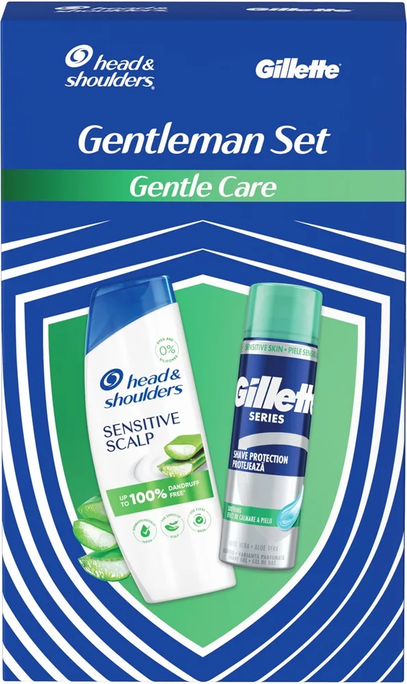 Gillette Gentleman Set Gentle Care Geschenkset für Herren