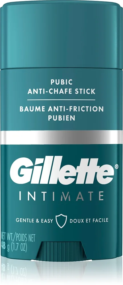 Gillette Intimate Anti-Chafe Stick intim balsam i en stick mod kløe og friktion i lyskeområdet 48 g