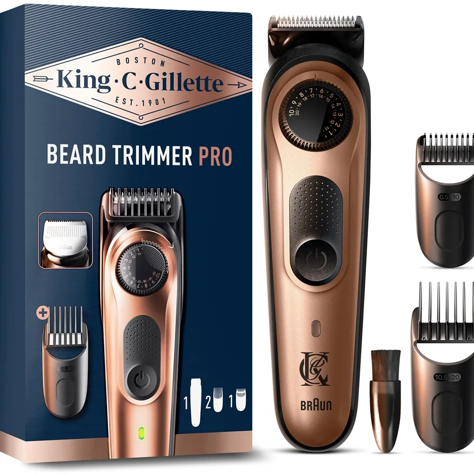 Gillette King C. Beard Trimmer PRO Bartschneider für Herren 1 St.