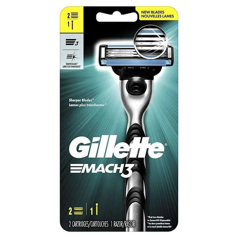 Gillette Mach3 Rakhyvel 2 rakblad