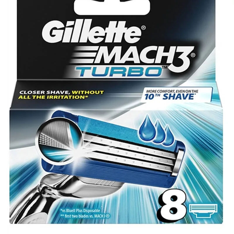 Gillette Mach3 Turbo - 8pak
