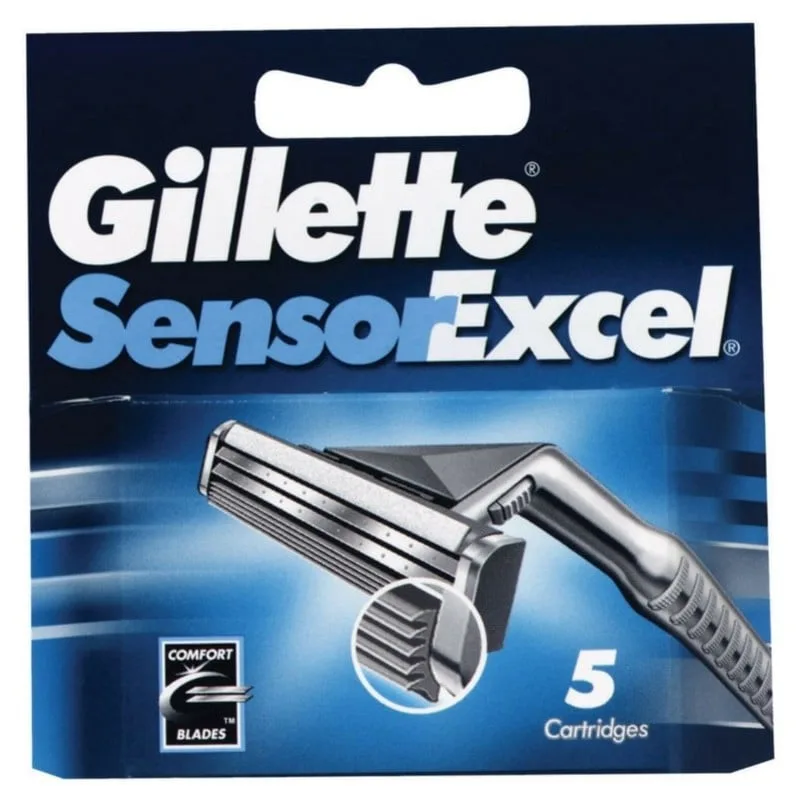 Gillette Sensor Excel Barberblade (5-pak)