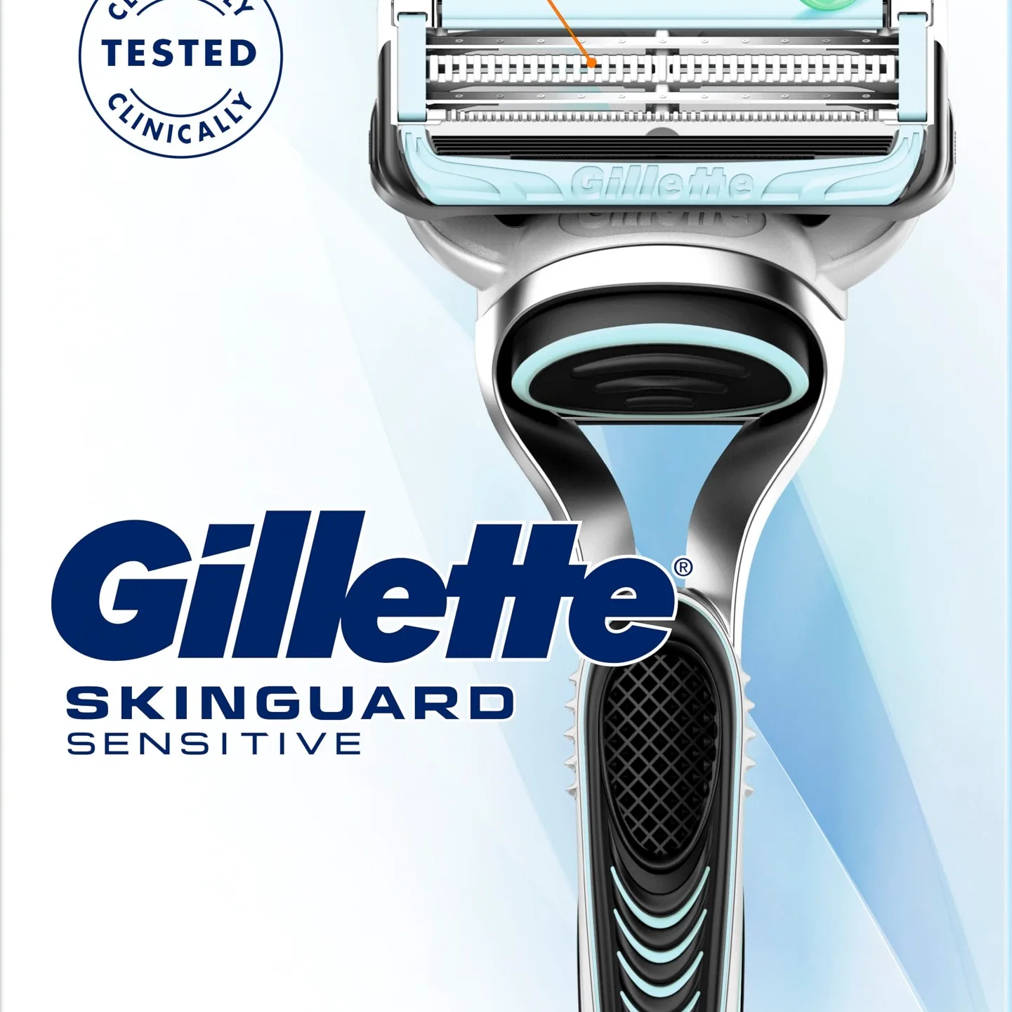 Gillette SkinGuard Sensitive Rakhyvel för män 1 Rakhyvel & 2 rakblad