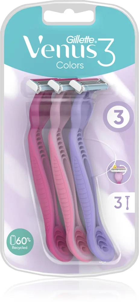 Gillette Venus 3 Plus Engangsbarberblade 3 stk.