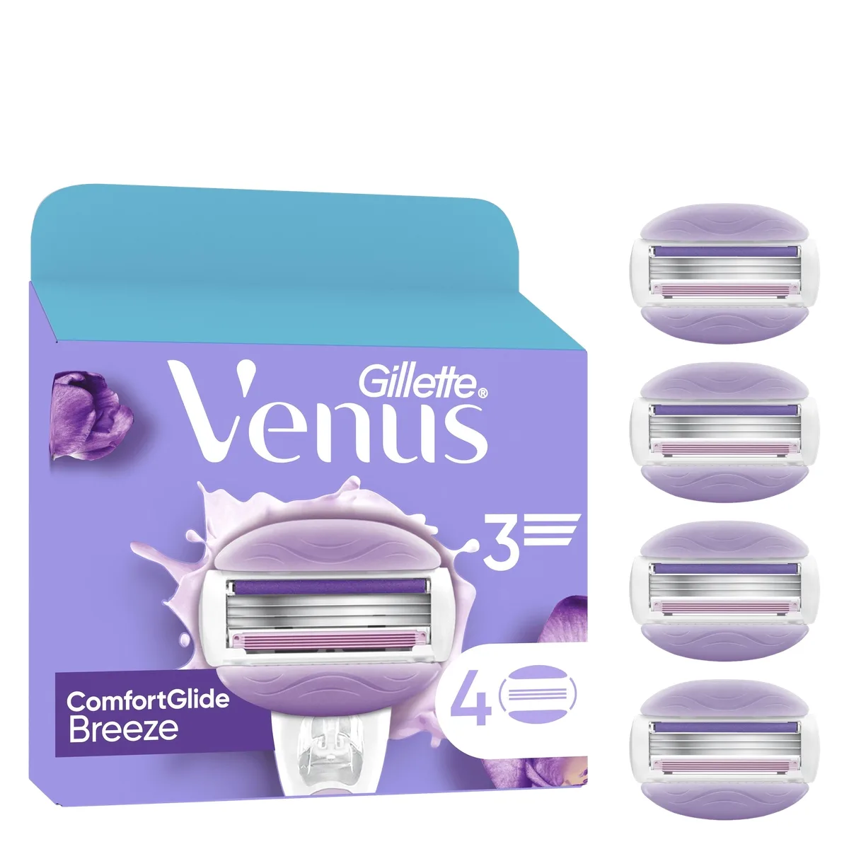 Gillette Venus ComfortGlide Breeze Rakblad 4 st