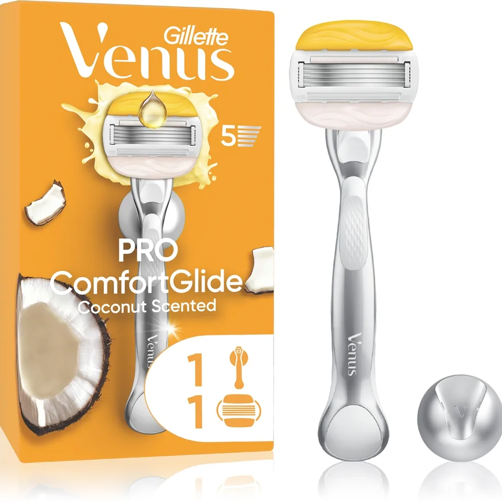 Gillette Venus Comfortglide Coconut Rakapparat med utbytbart huvud 1 st.